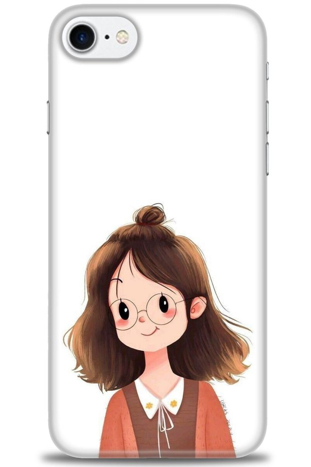 حافظة ايفون 8 مطبوعة اتش دي - Sweet Girl