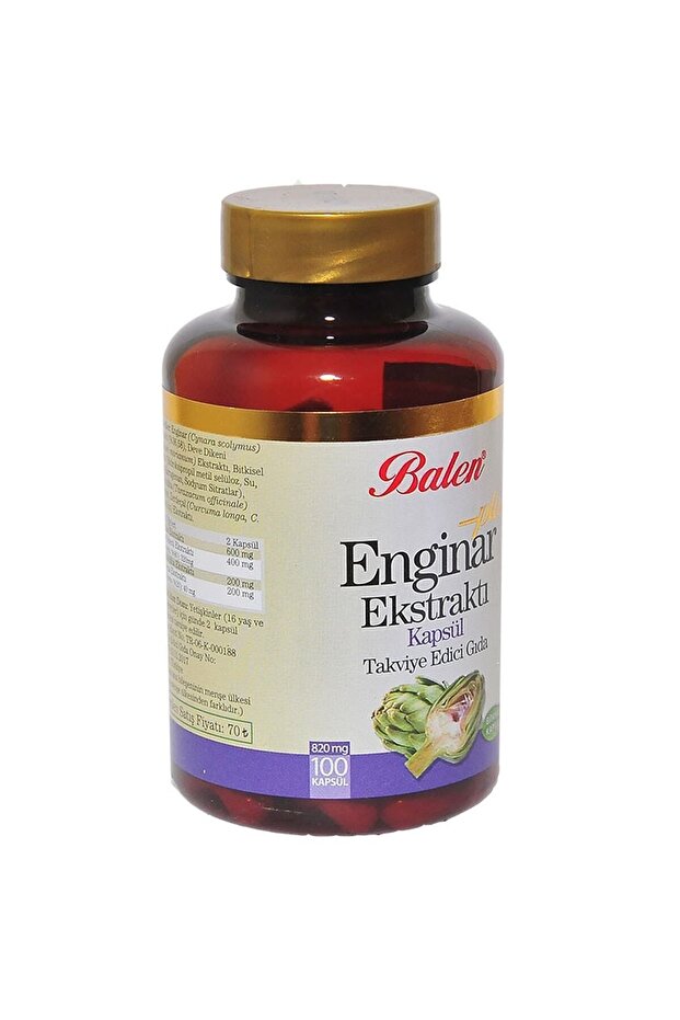 Enginar Ekstraktı Plus+ 100 Kapsül - 4