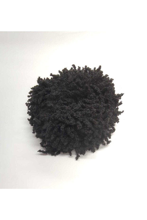 مشبك كعكة مجعد - أسود