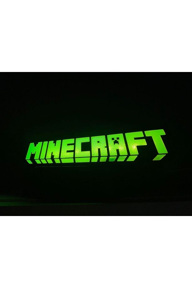 Minecraft Led lightbox masa lambası - 1