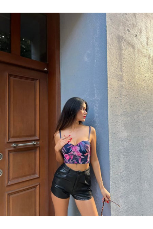 Baskılı Büstiyer Takımı - 8