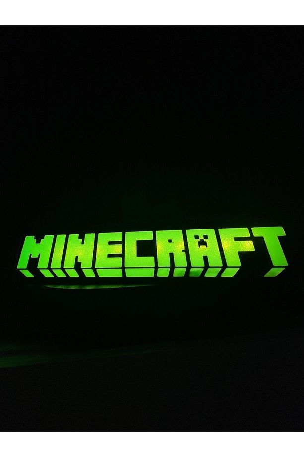 Minecraft Led lightbox masa lambası - 2