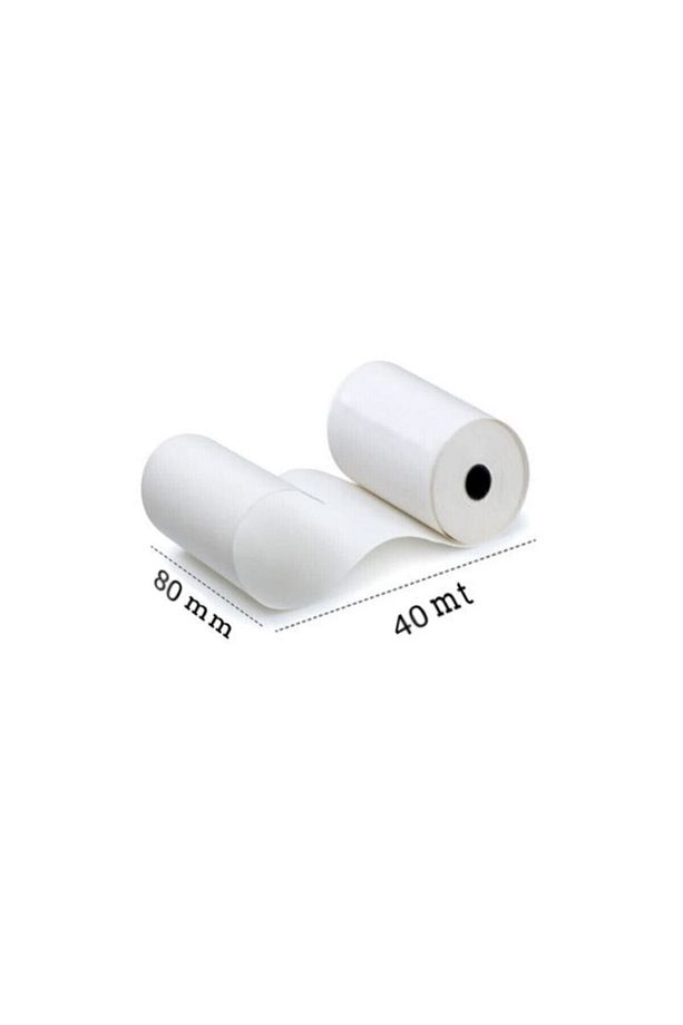 Termal Yazar Kasa Pos Rulo 80mm X 40 Mt 10 Adet Rulo - 2
