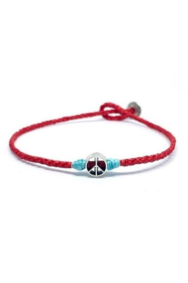 Peace Symbol Unisex Handmade Bracelet