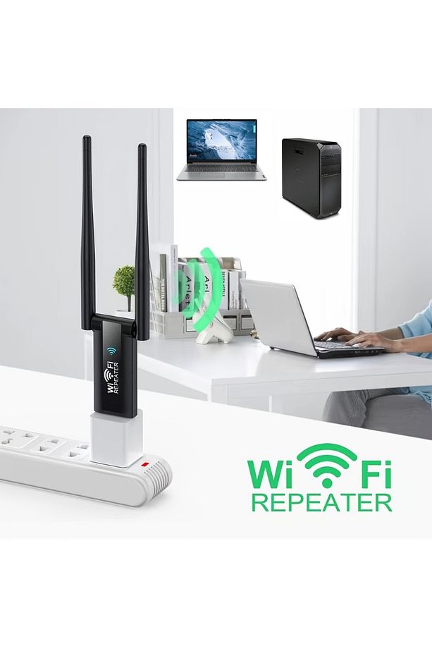 Wifi Repeater Kablosuz Sinyal Güçlendirici Access Point 300mbps - 3
