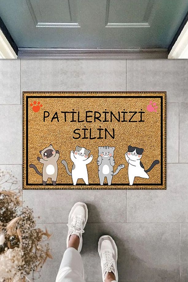 Kapı Önü Paspası Yıkanabilir Leke Tutmaz 40x60-paspas1 - 1