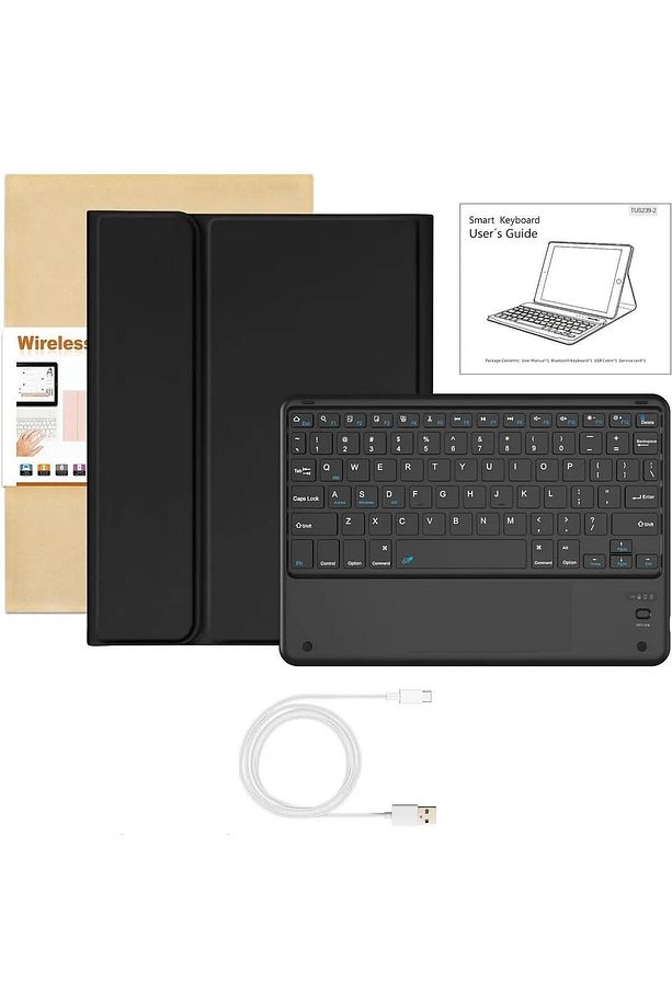 Samsung Galaxy Tab A9 Plus Sm-x210 11 Inç Tablet Uyumlu Bluetooth Klavyeli Kılıf (TÜRKÇE KLAVYE) - 5