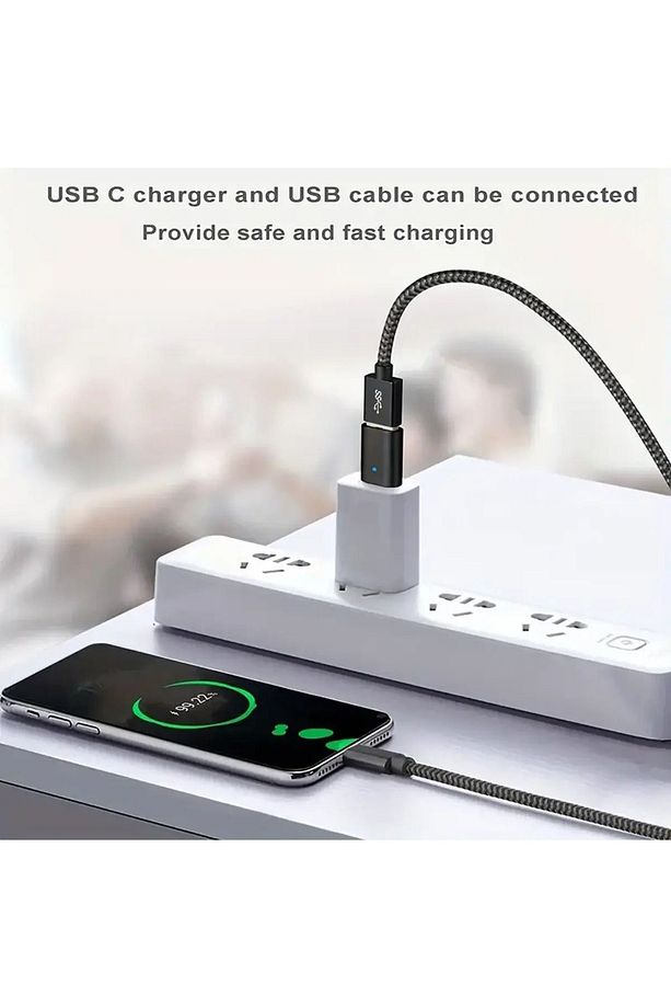 Tüm Type-c Olan Cihazlara Uyumlu Type-c To Usb 3.0 Veri Aktarımı Macbook Flash Bellek Mouse Çevirici - 7