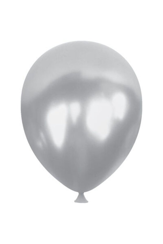 Silver Metallic Balloon 10 Pieces