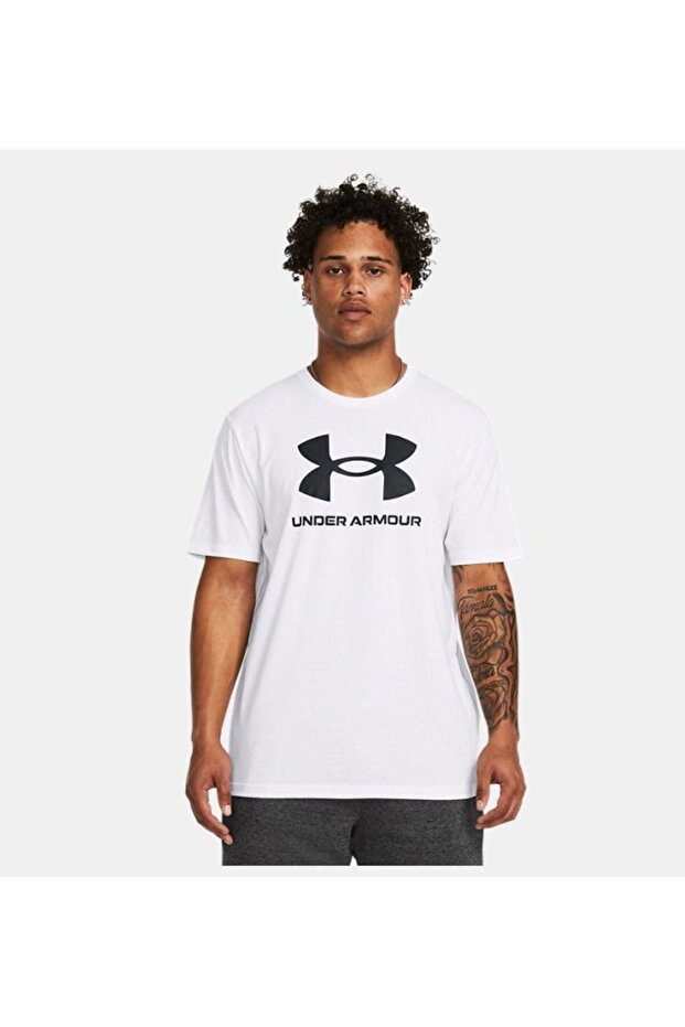 Mens Ua Sportstyle Logo Update Short Sleeve 1382911 -100