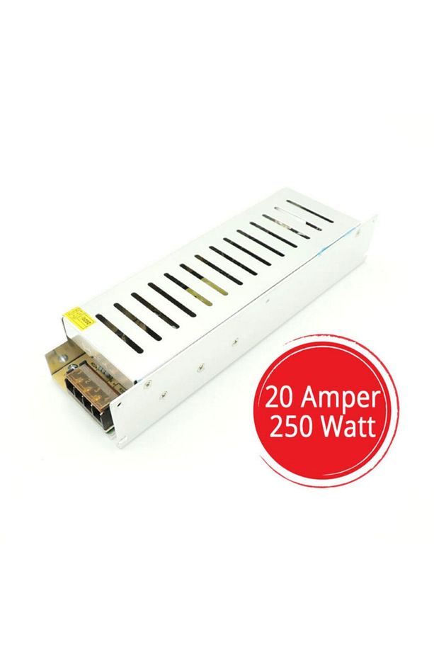 Şerit Led Trafo 12v Adaptör Driver 20 Amper 250 Watt - 1