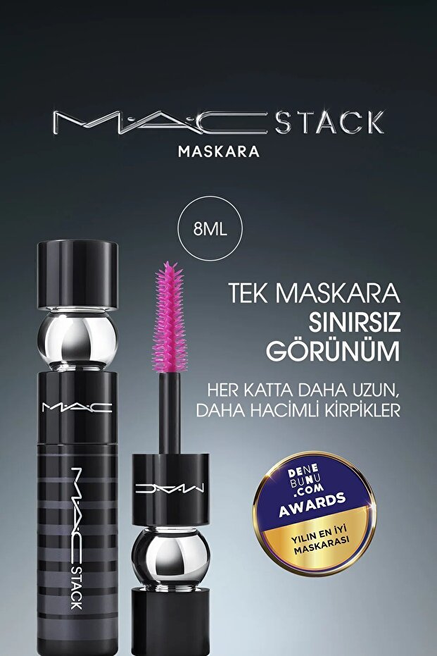 Macstack Mascara 8 ml (Doesn't Cause Clumping or Falling) - 1
