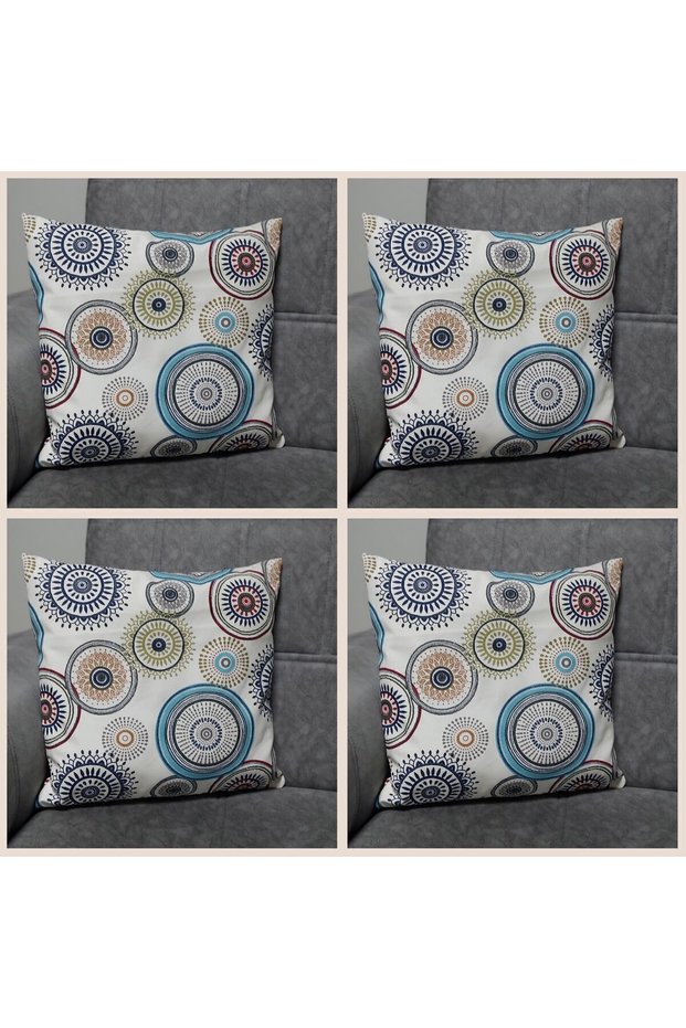 43x43 cm duck fabric double- Patterned Cushion Cover