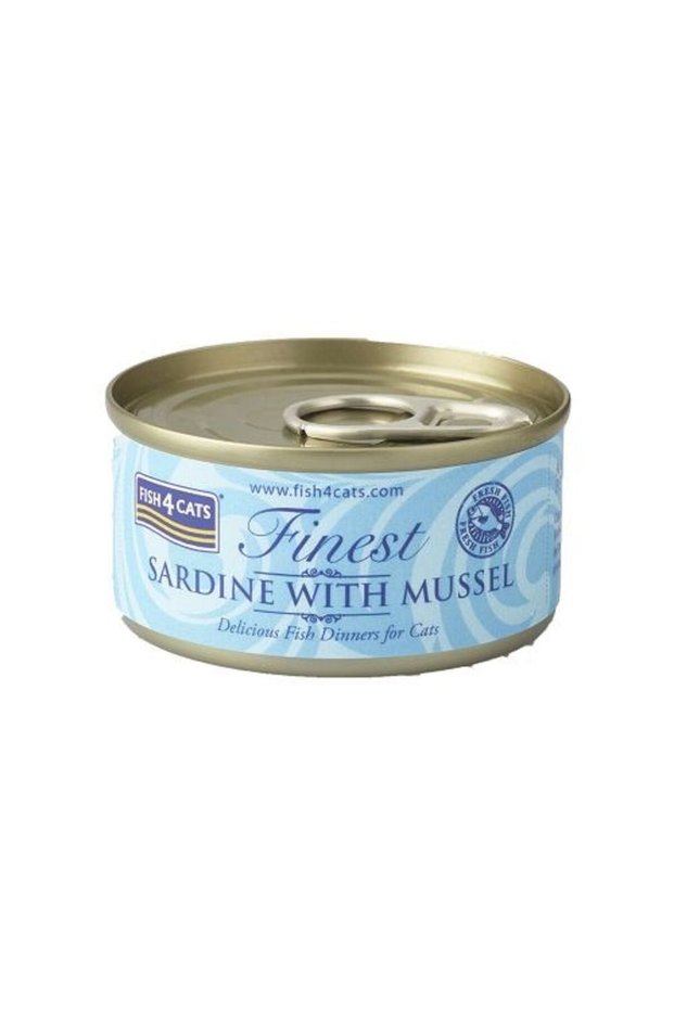Sardine with Mussel Wet Food 70g, pack of 10