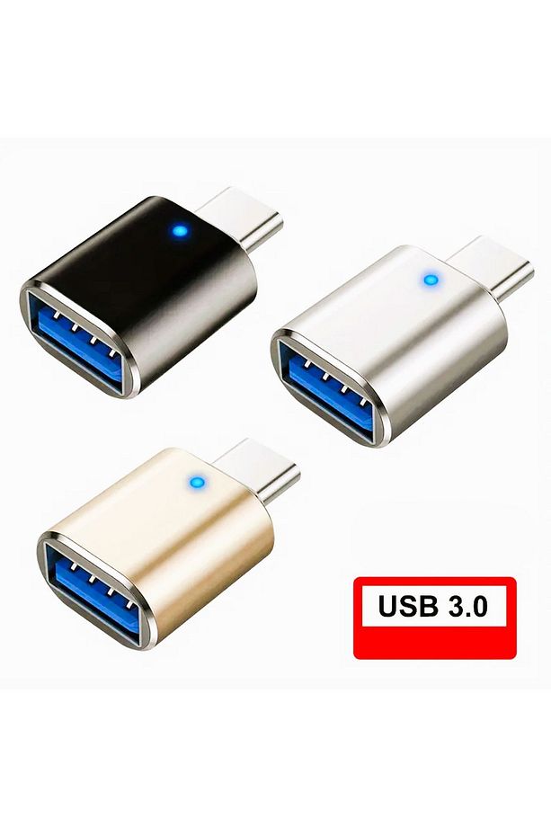 Tüm Type-c Olan Cihazlara Uyumlu Type-c To Usb 3.0 Veri Aktarımı Macbook Flash Bellek Mouse Çevirici - 1