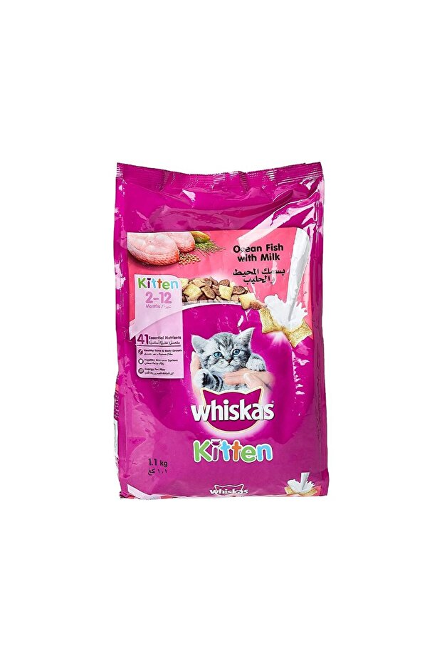 Junior Ocean Fish With Milk Dry Cat Food 1.1Kg