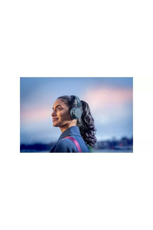 Tah4209 Kablosuz Kulak Üstü Kulaklık Dinamik Bas, Bluetooth, Net Arama, 55 Saat Kullanım-mavi - 6