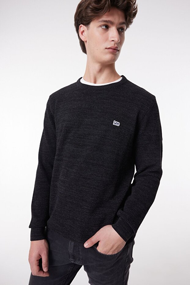 Regular Fit Normal Kesim Sıfır Yaka Triko - 4