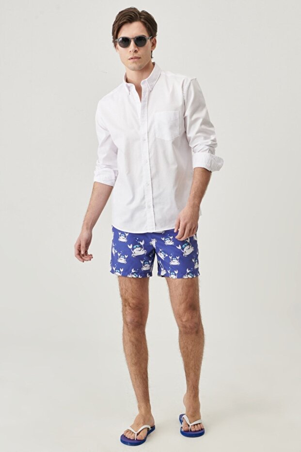 Regular Fit Normal Kesim Şort Mayo - 3