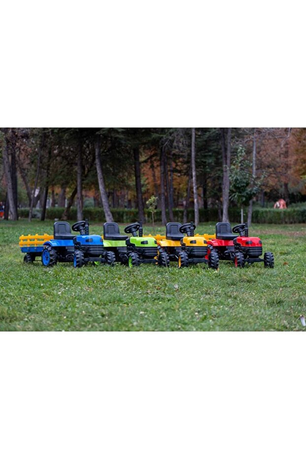 Pedallı Römorklu Çocuk Traktörü - 4