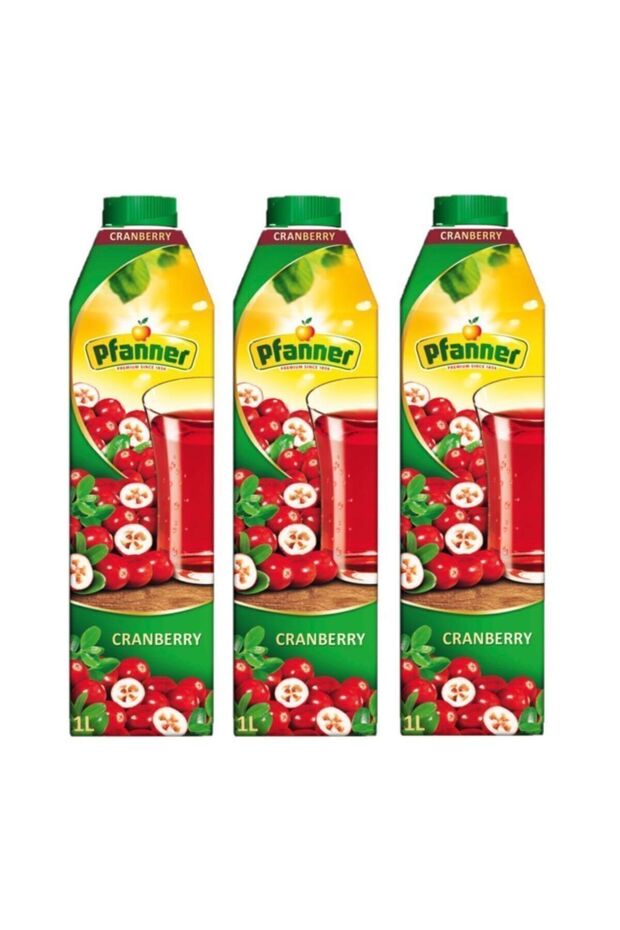 Kızılcık Meyve Suyu 1lt  3 Adet - 1