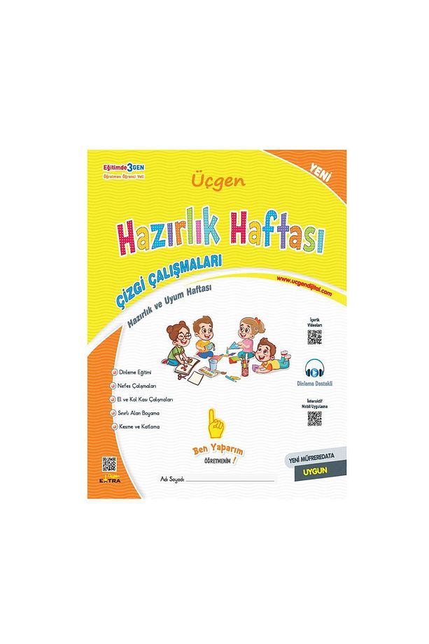 1. Sınıf - Üçgen Okuma Yazma Seti 2024 - 5