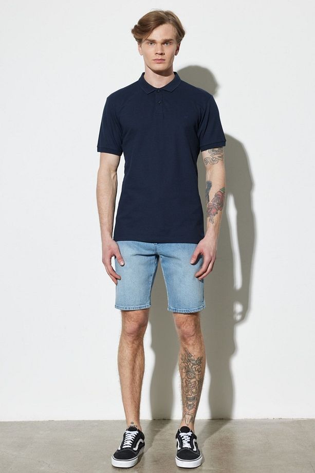 Texas Regular Fit Normal Kesim Normal Bel Esnek Jean Kot Şort - 3