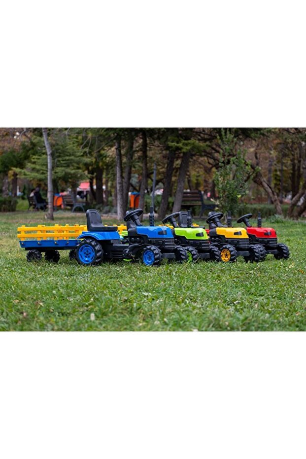 Pedallı Römorklu Çocuk Traktörü - 5