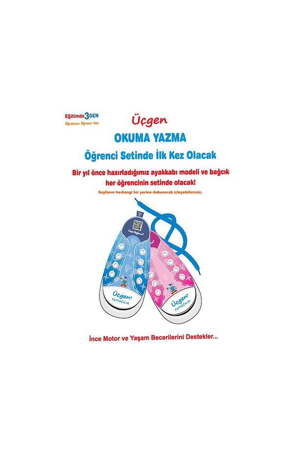 1. Sınıf - Üçgen Okuma Yazma Seti 2024 - 4