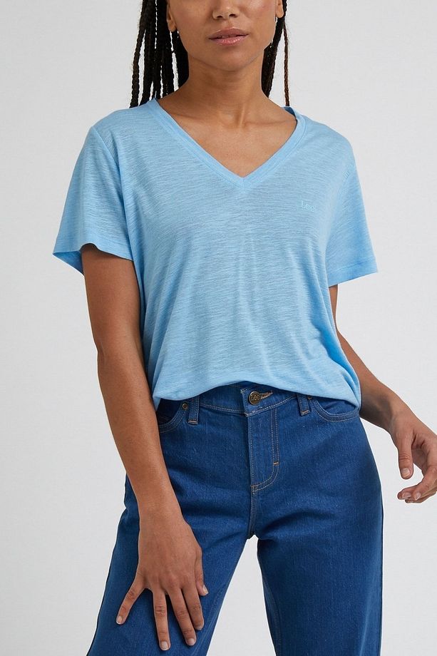 Regular Fit Normal Kesim %100 Pamuk Bisiklet Yaka Tişört - 1