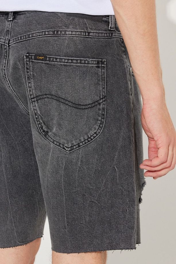 Regular Fit Normal Kesim %100 Pamuk Normal Bel Jean Kot Şort - 7