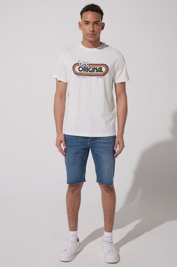Regular Fit Normal Kesim Normal Bel Mavi Esnek Jean Kot Şort - 2