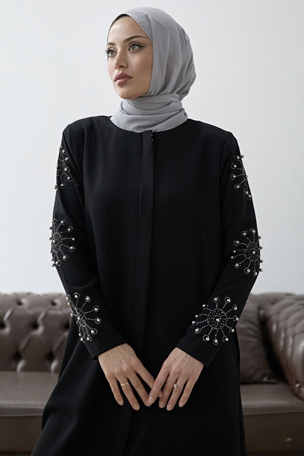 Ferace cu perle negre - 2