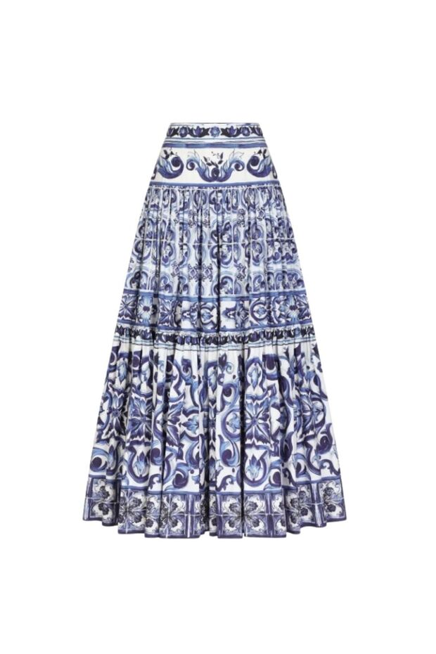 Imported Patterned Women's Summer Skirt