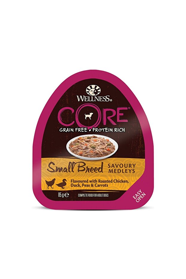 CORE Small Breed with Chicken, Duck, Peas & Carrots, 85g, Pack of 12