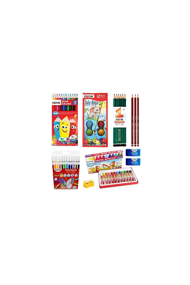 Fatih School Stationery Set 8Li
