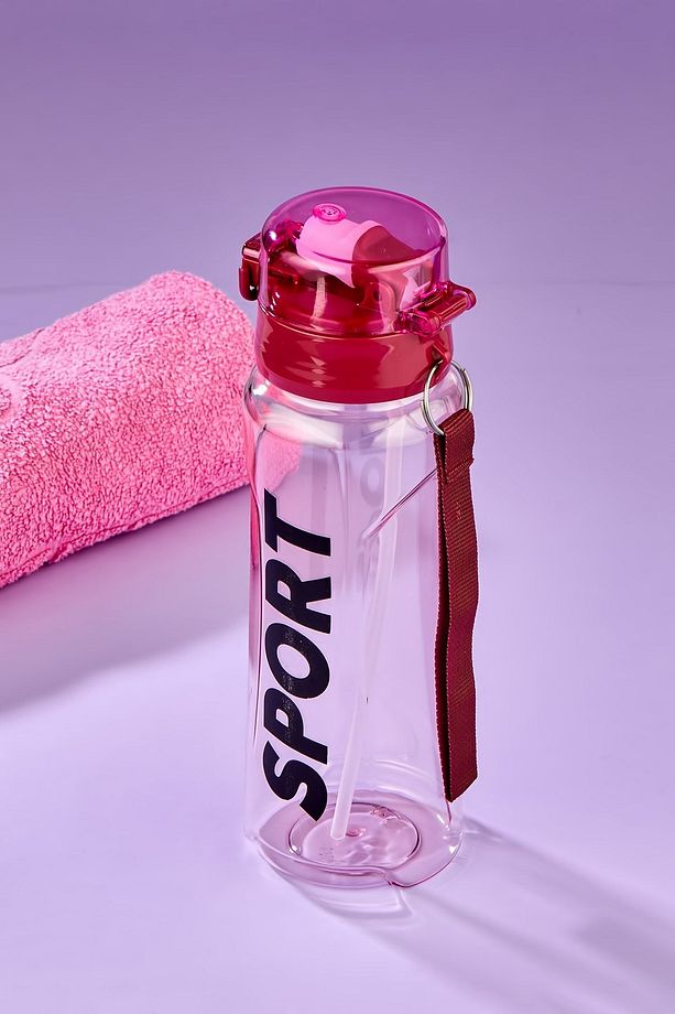 Sporcu Sağlıklı Polikarbon Matara 700 Ml, Pipetli Matara 700 ml - 2