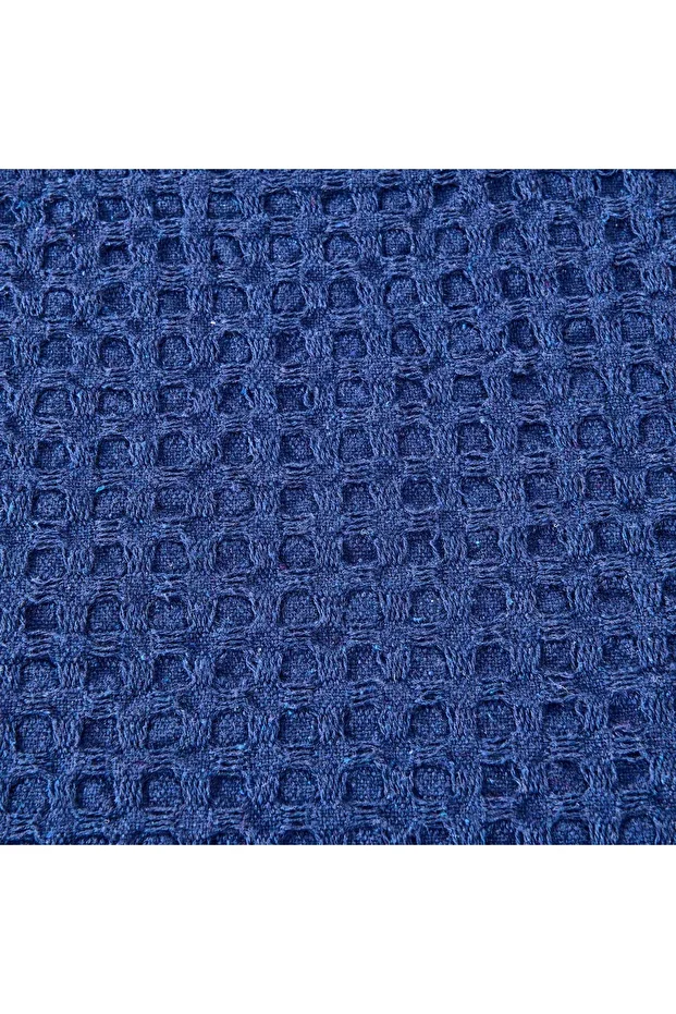 Soft Venna Tek Kişilik Yatak Örtüsü - İndigo - 160x230 cm - 2