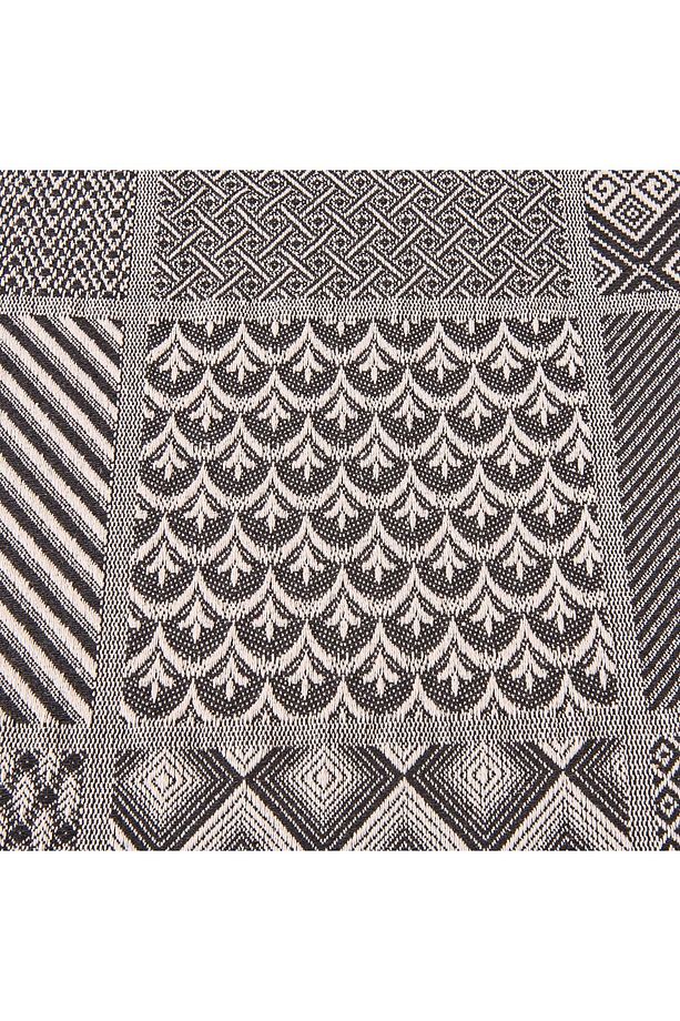 Soft Patchwork Tek Kişilik Yatak Örtüsü - Antrasit - 150x200 cm - 2