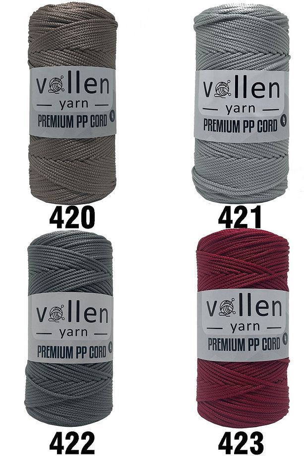 Premium Polyester Makrome Ipi 2li Set 2mm ,makrome Ip,makrame,supla,çanta Ipi,siyah,400 Gram,460 Mt - 6