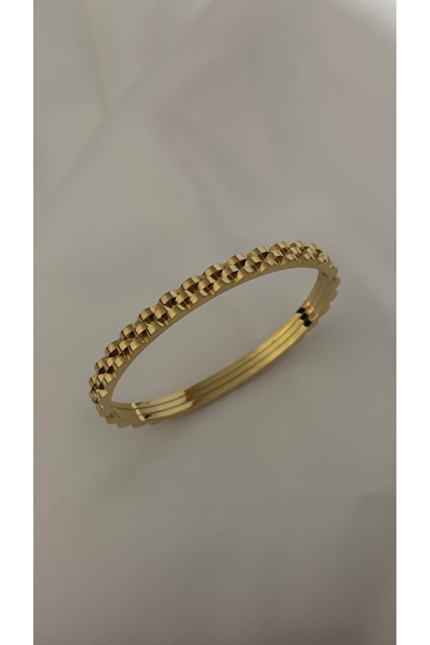 - RLX Model Çelik Kelepçe Bileklik - 3