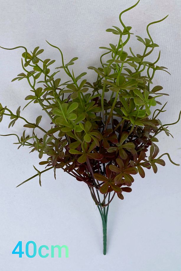 1adet Yapay Kaliteli Şimşir Demeti Garnitür Yeşil Aradal Dekoratif Adiantum Fern Süs Çiçeği Saksısız - 1