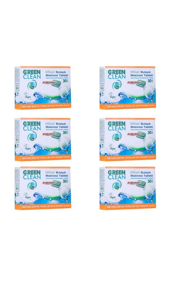 Bitkisel Bulaşık Makinesi Tableti 30 Adet 6'lı Set - 1