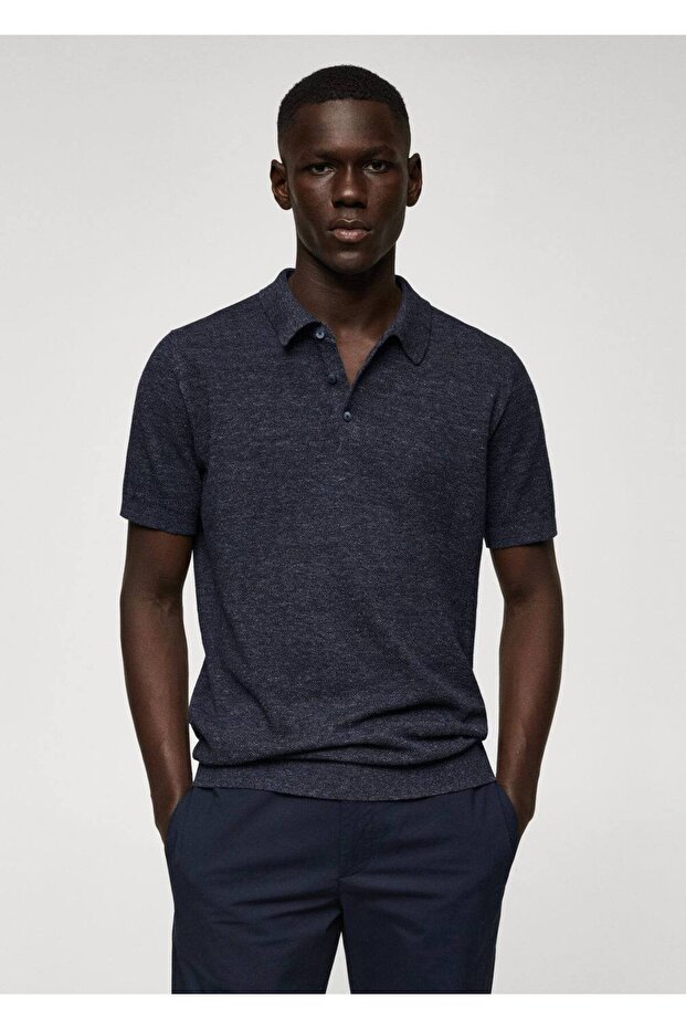 Pamuklu Triko Polo Gömlek - 1