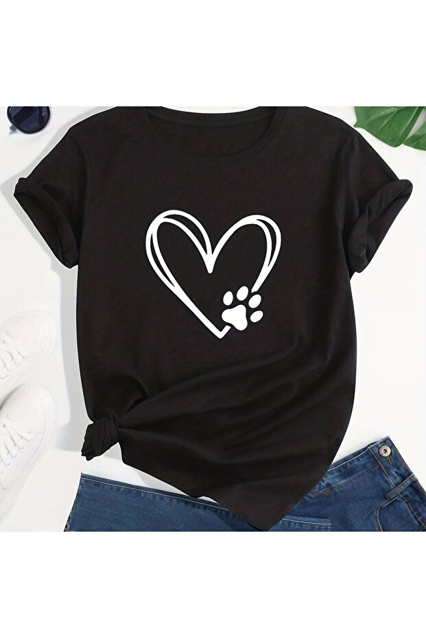 Printed Women's T-Shirt Plus Size