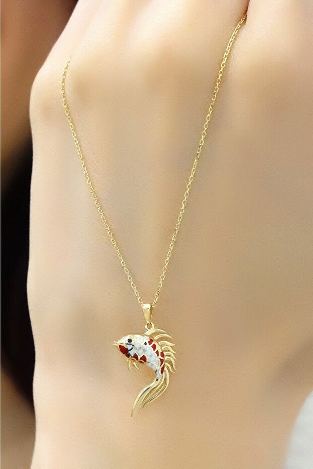 Balık Kolye 14 Ayar - 3