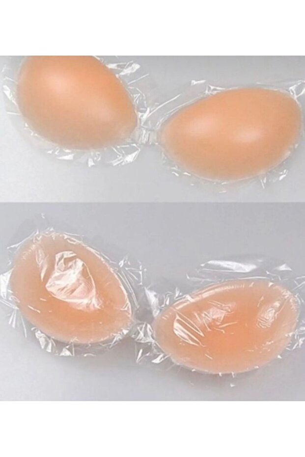 Nude Color Adhesive Invisible Silicone Strapless Bra