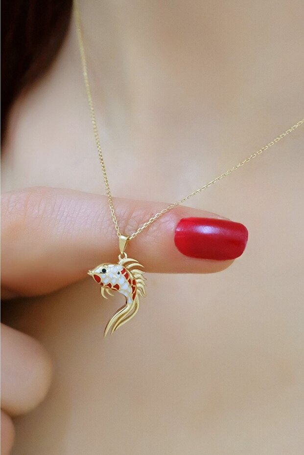 Balık Kolye 14 Ayar - 4