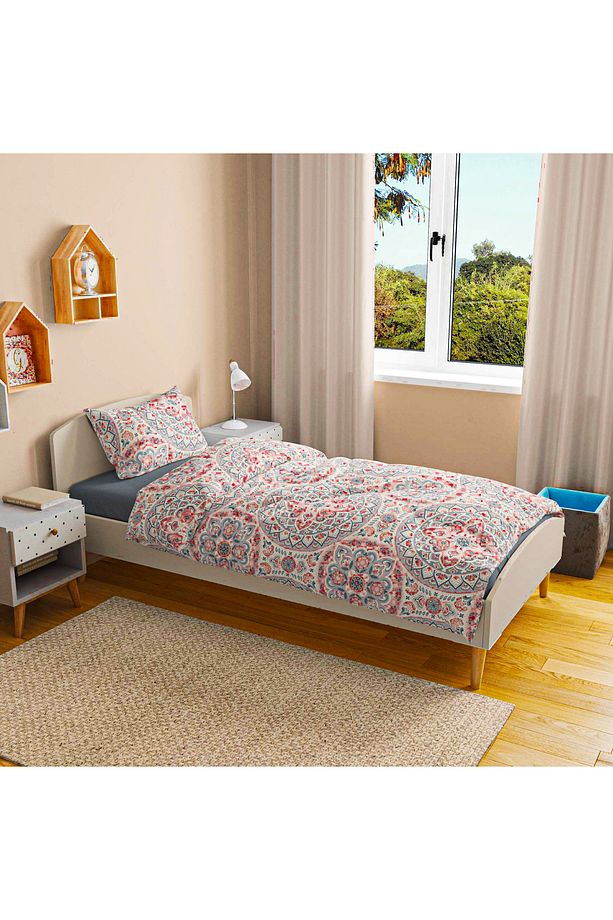 Soft Coch Tek Kişilik Pike Takımı - Renkli - 2