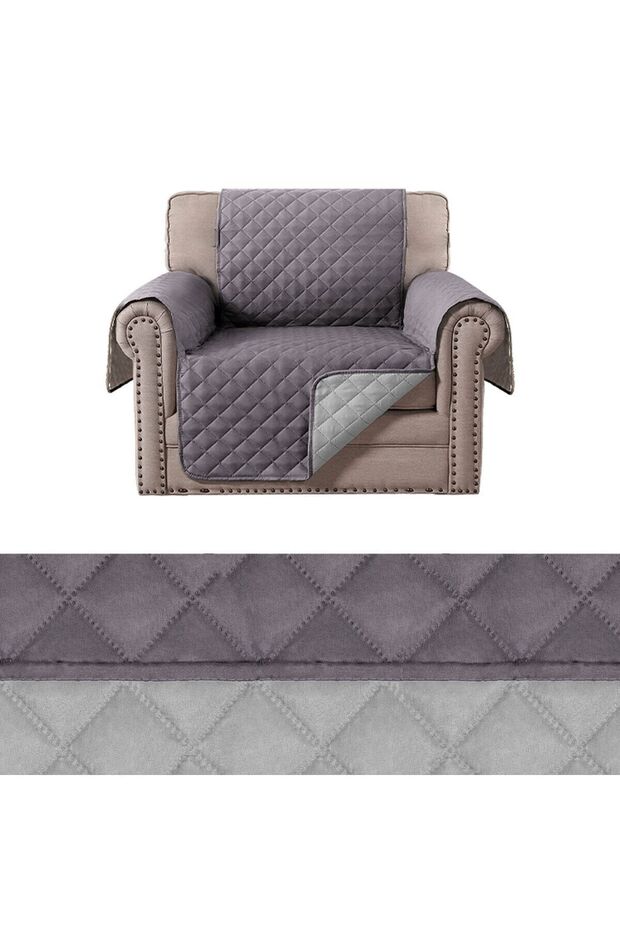 Lint and Stain Resistant Washable Sofa Cover Set with Liquid Repellent Feature 3 3 1 1 Sofa Shawl - 4